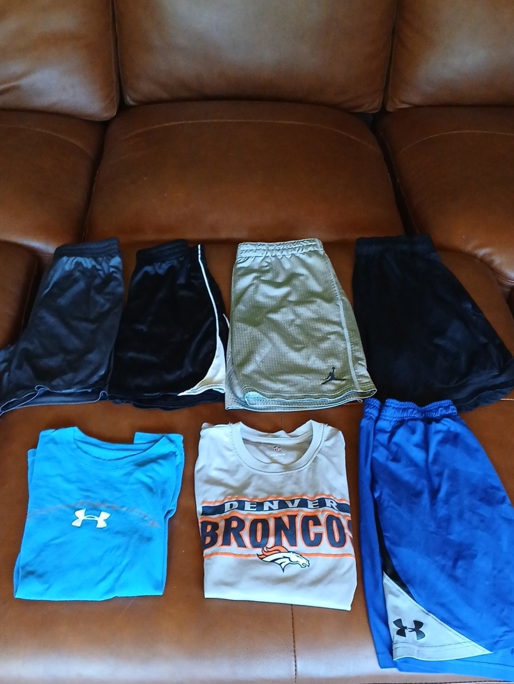 Boys Youth Large Short Sleeve And Athletic Shorts Bundle